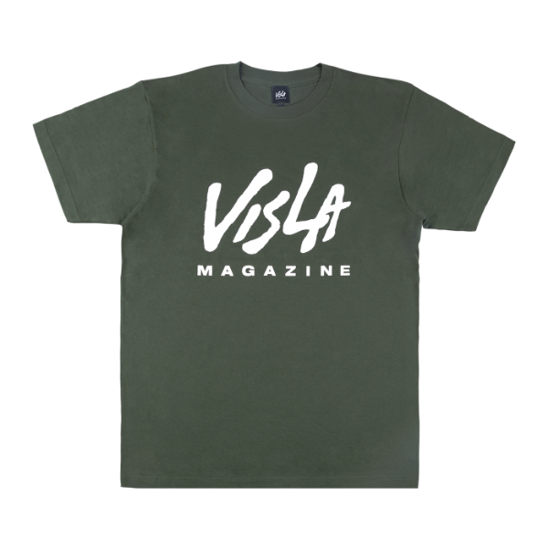 VISLA Magazine Big Logo T-Shirt – Forest